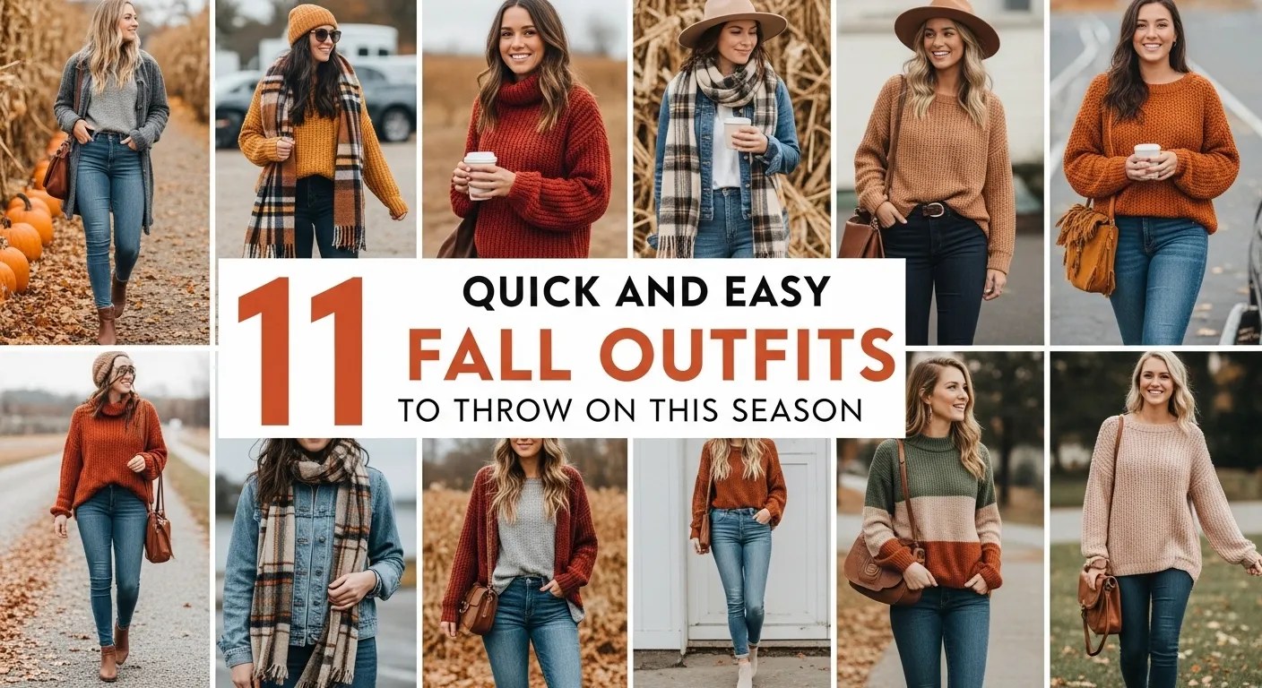 11 Quick and Easy Fall Outfits to Throw On This Season