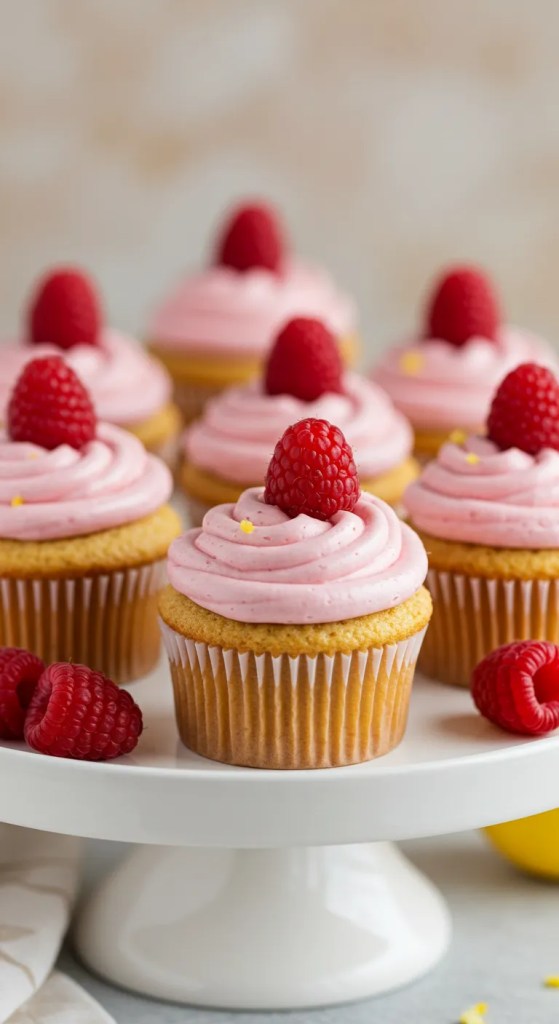 Delicious Raspberry Lemon Cupcakes