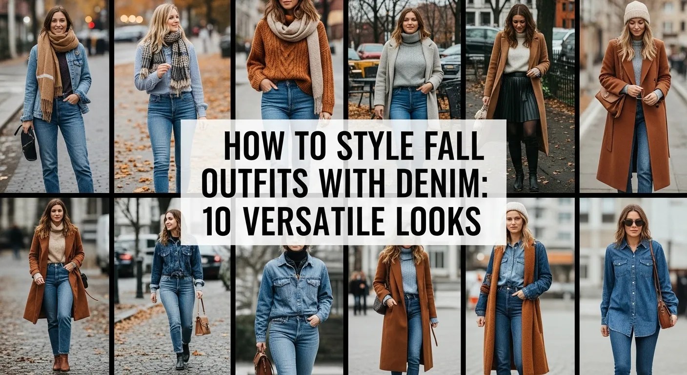 How to Style Fall Outfits with Denim 10 Versatile Looks