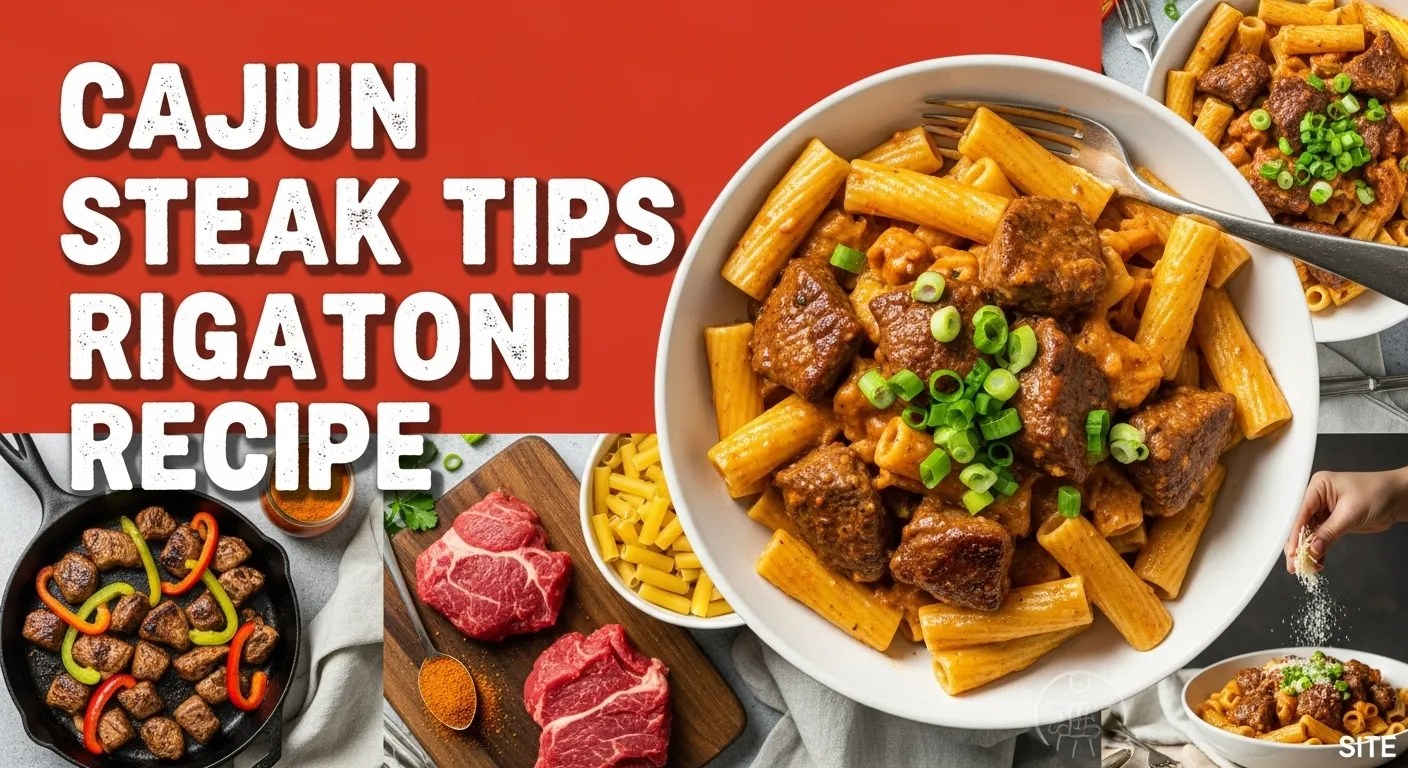 Cajun Steak Tips Rigatoni Recipe