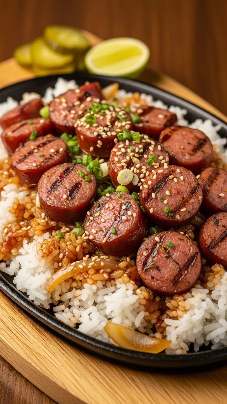 BBQ Sausage Rice Recipe