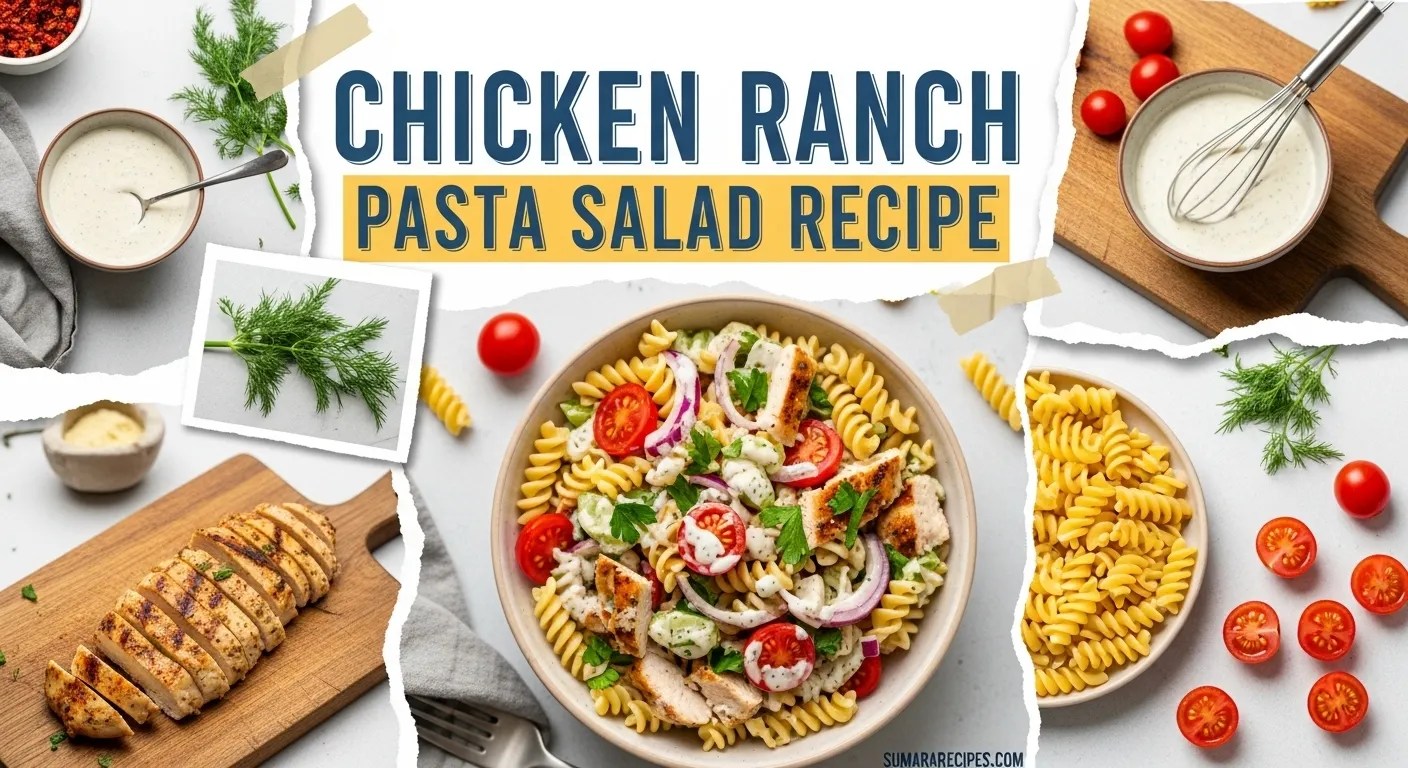 Chicken Ranch Pasta Salad Recipe