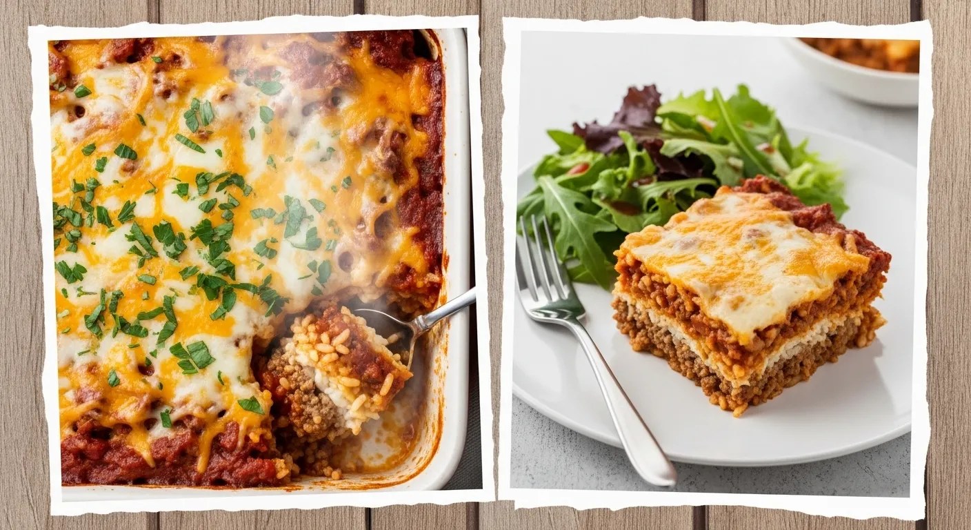 Hamburger Rice Casserole Recipe