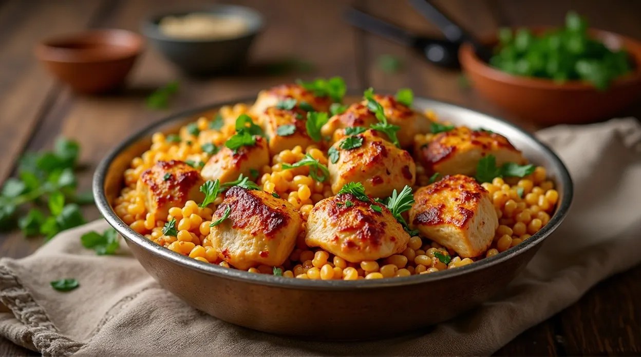 One Pot Shawarma Chicken & Rice Recipe