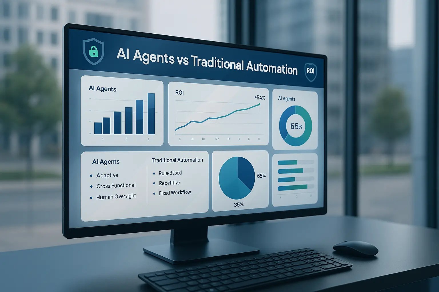 Agentic Artificial Intelligence Applications Dashboard Showing Autonomous Agents In Realtime.”