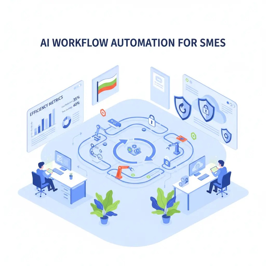 Artificial Intelligence Workflow Automation Dashboard Optimizing Sme Processes.