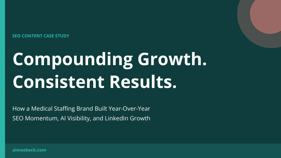 Healthcare Staffing: Compounding Growth, Consistent Results; AI Case Study