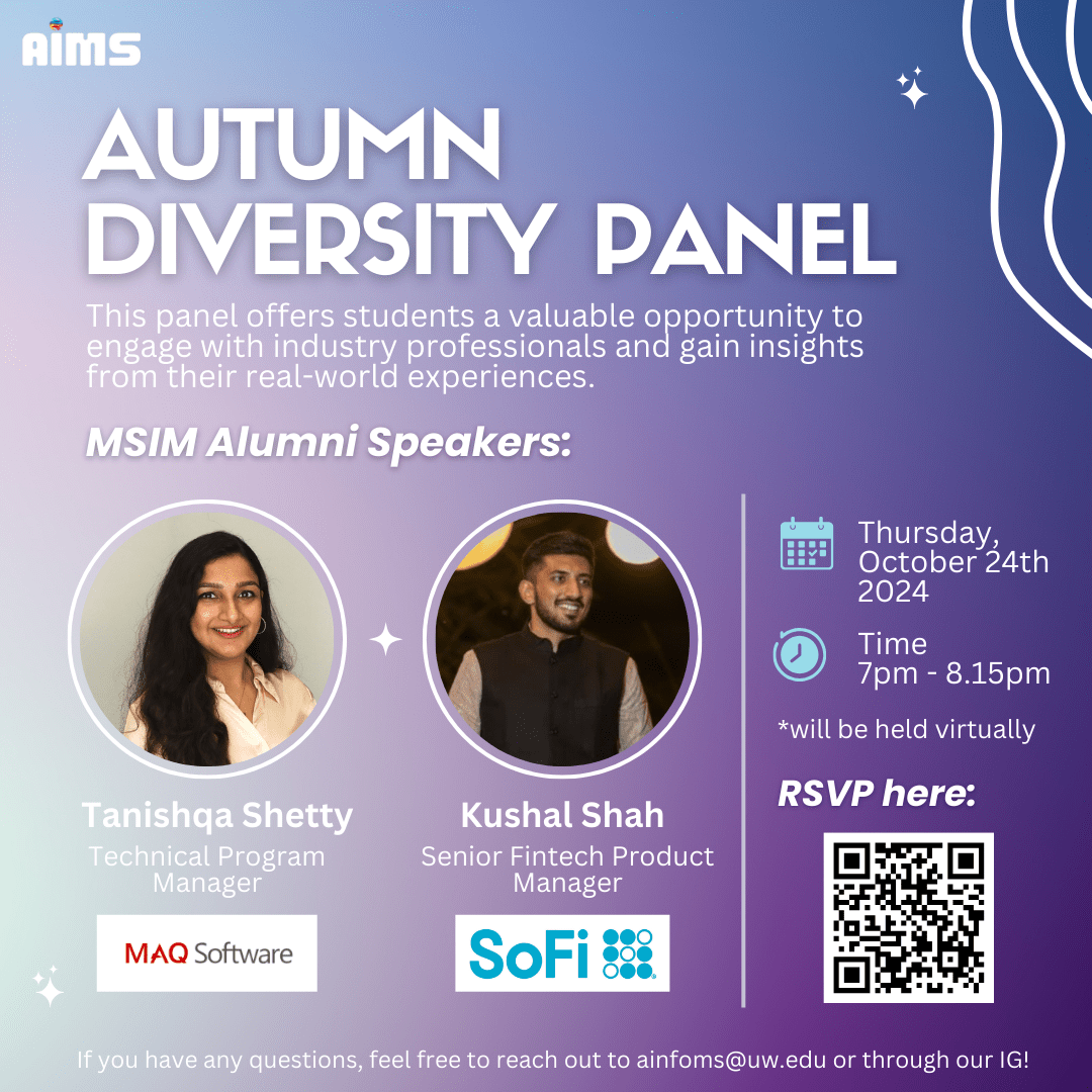 AIMS ischool UW Autumn Diversity Panel