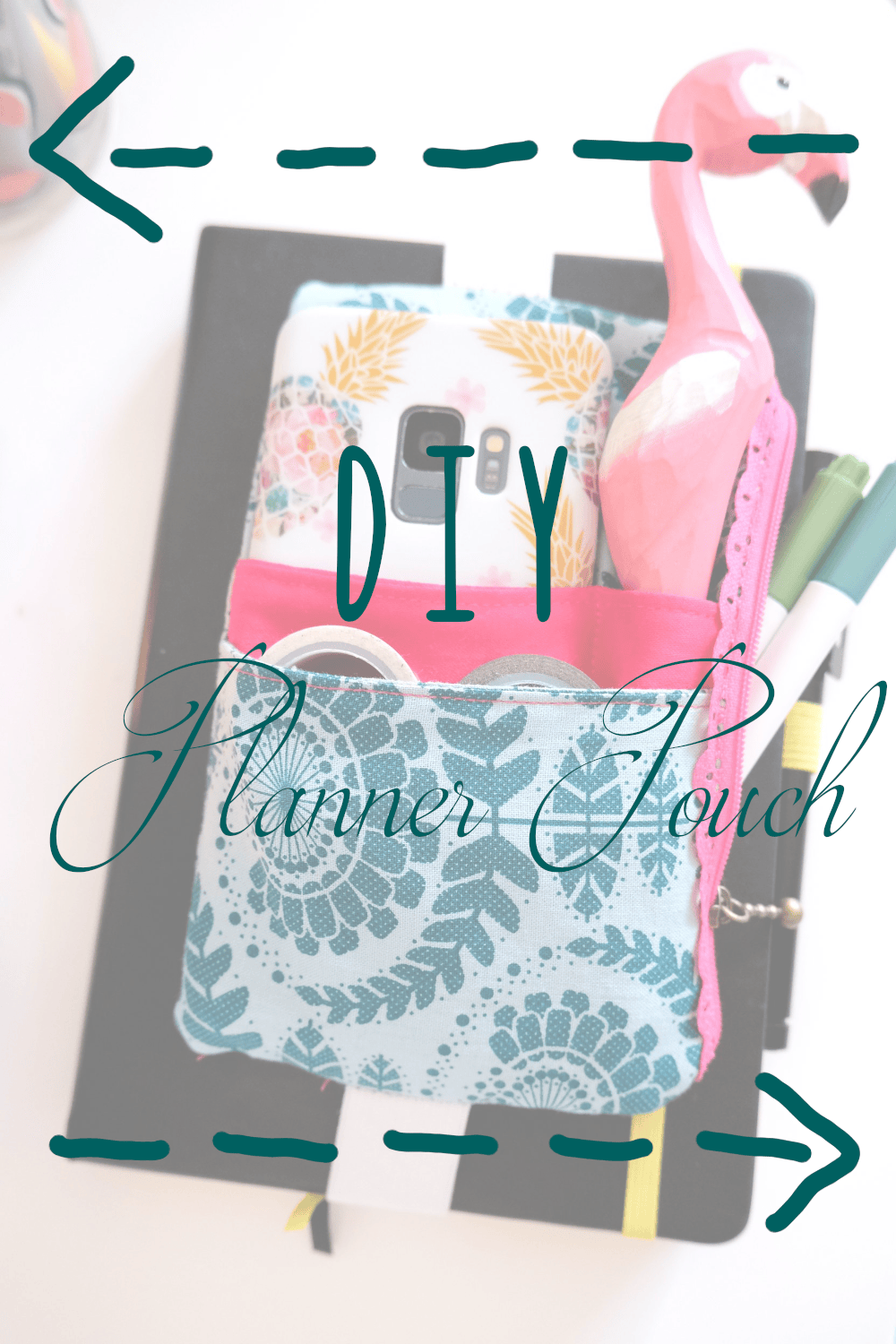 How to Make a DIY Planner Pouch | Easy sewing Project - Aimsy's Antics