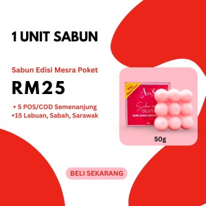 1 Sabun Susu Gluta 50g