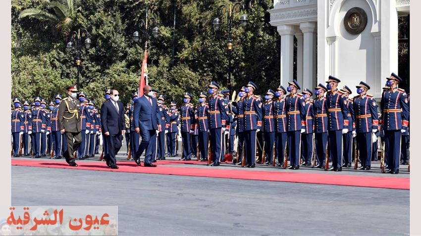 الرئيس عبد الفتاح السيسي يستقبل رئيس جمهورية الكونغو الديمقراطية