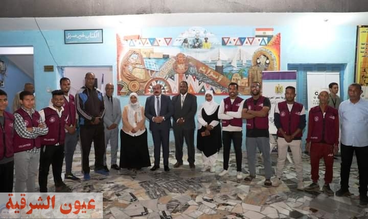 محافظ أسوان يتفقد قافلة مؤسسة بصيرة بمركز قدري عثمان بالمحمودية