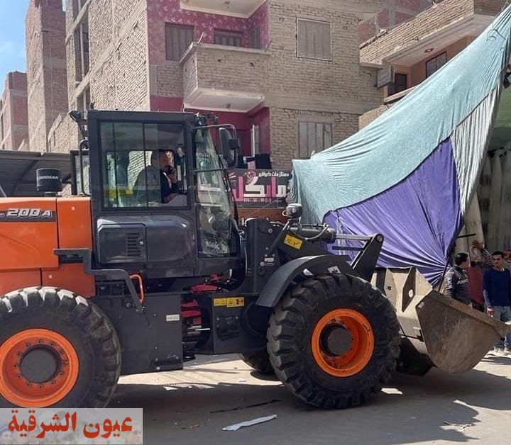 محافظة القليوبية.. رفع سوق طوخ من شارع حسين سليمان بعد رصفه وتطويره