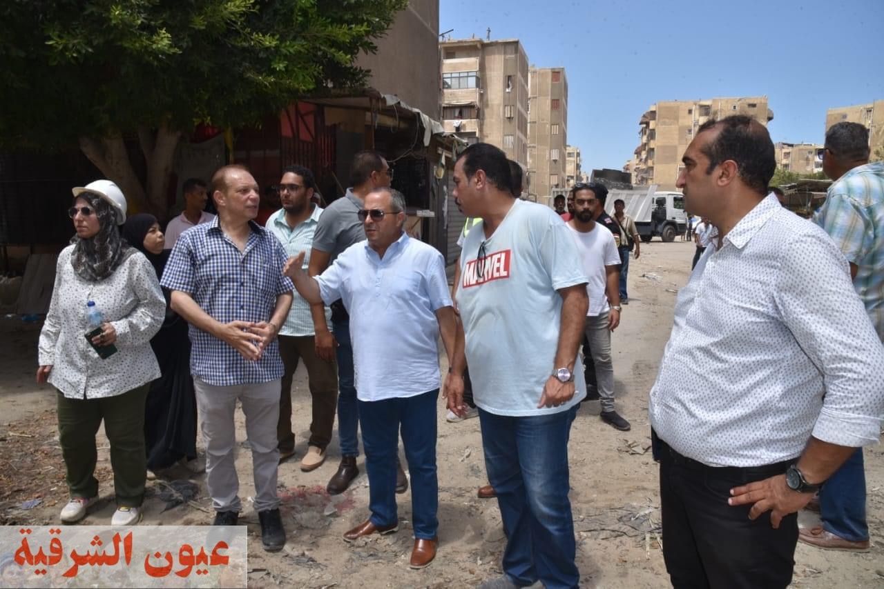 محافظ بورسعيد يقود حملة مكبرة لإزالة التعديات بحي الزهور