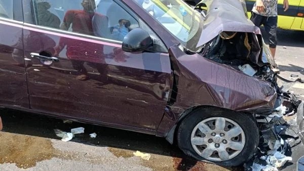 إصابة 5 أشخاص إثر انقلاب سيارة على طريق مصر إسكندرية الصحراوي بأكتوبر