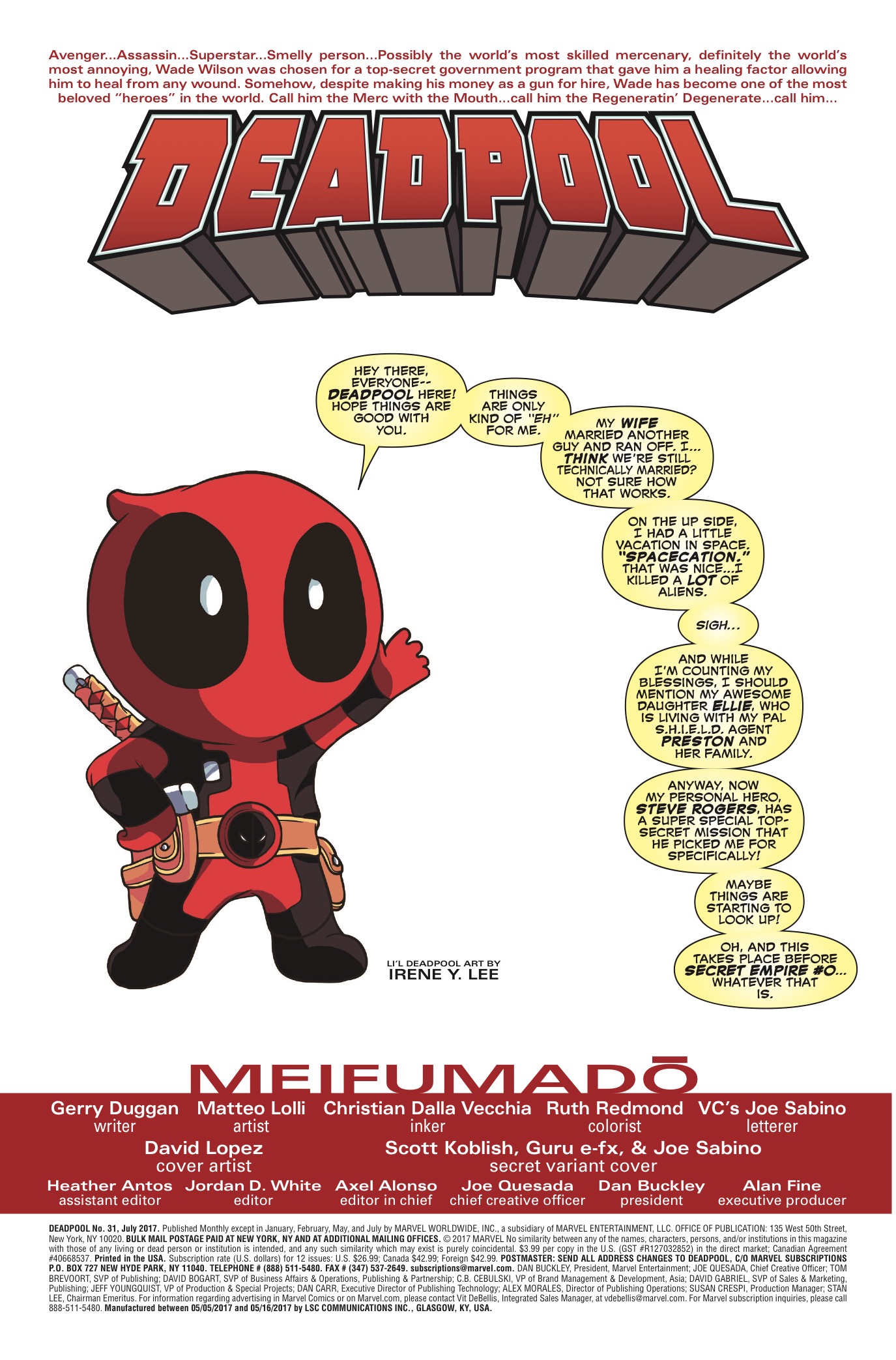 Deadpool #31 Review
