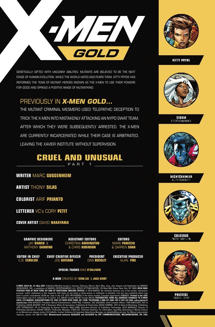 X-Men Gold #23 Review