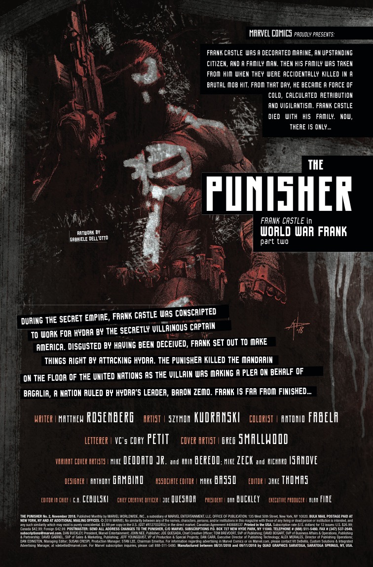 The Punisher #2 review: Fantastic art backed by a great script