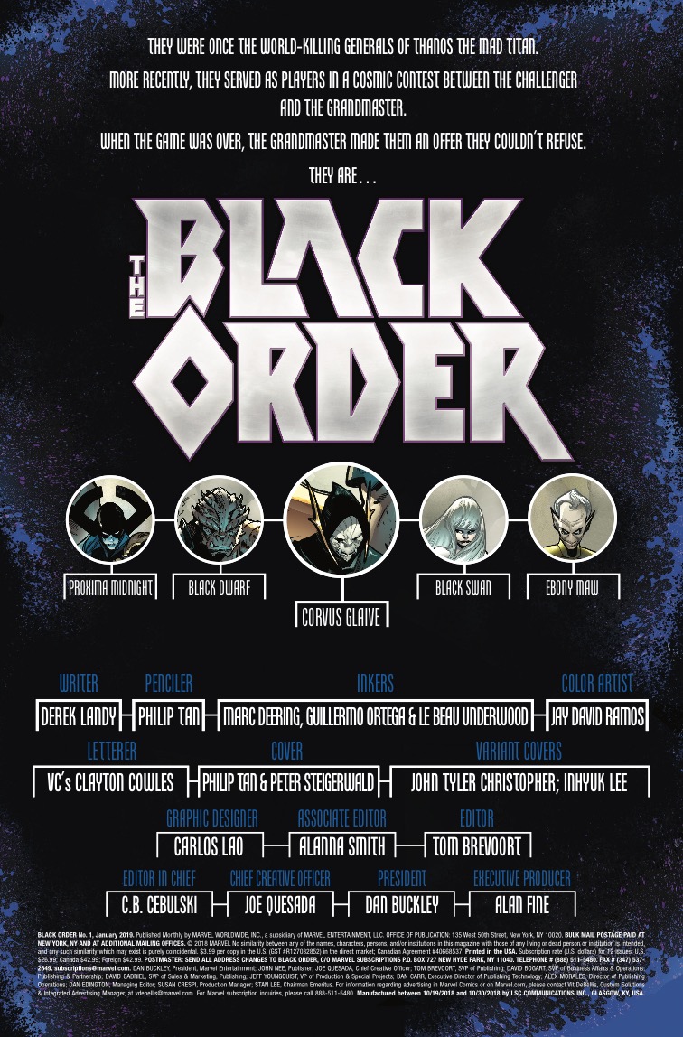 'The Black Order' #1 advance review: Quirky, action packed fun