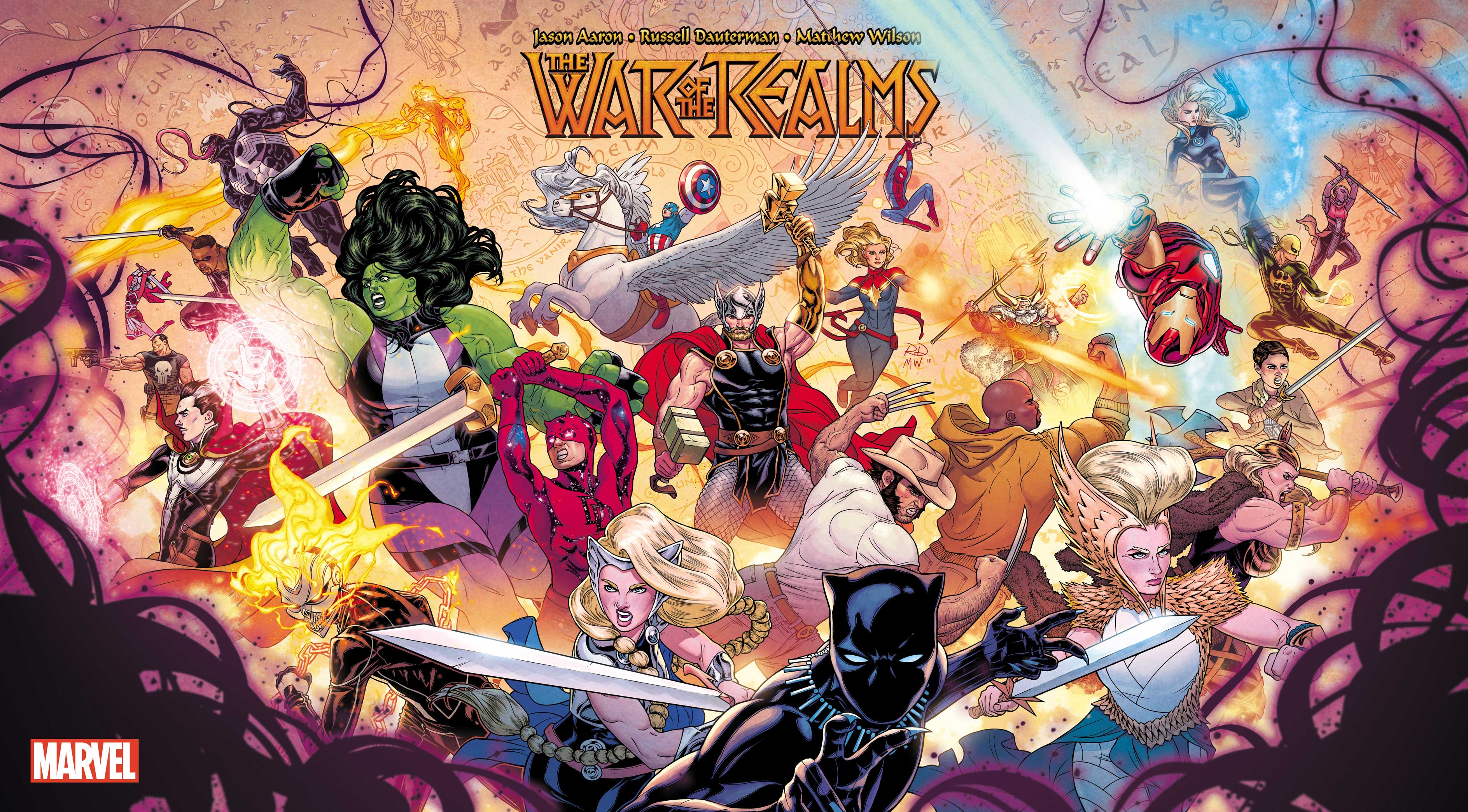 Marvel reveals 10 Runes of the Realms hyping 'War of the Realms' out in ...
