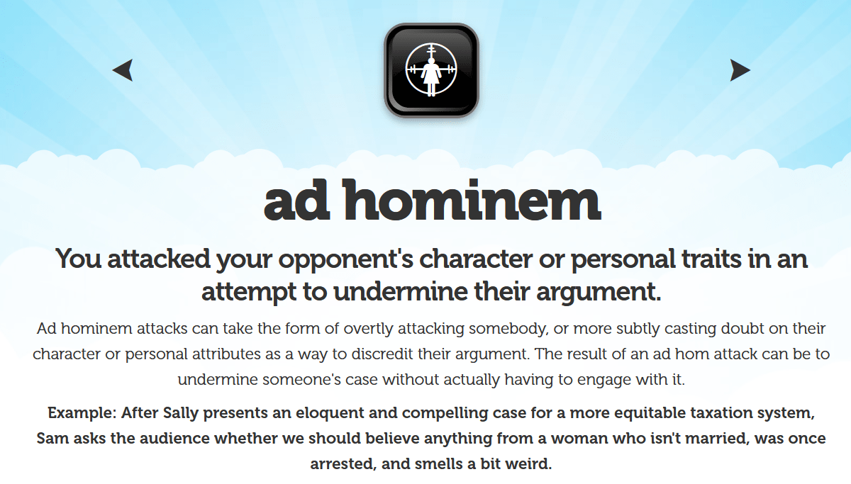 Logical fallacies: how to recognize and combat them