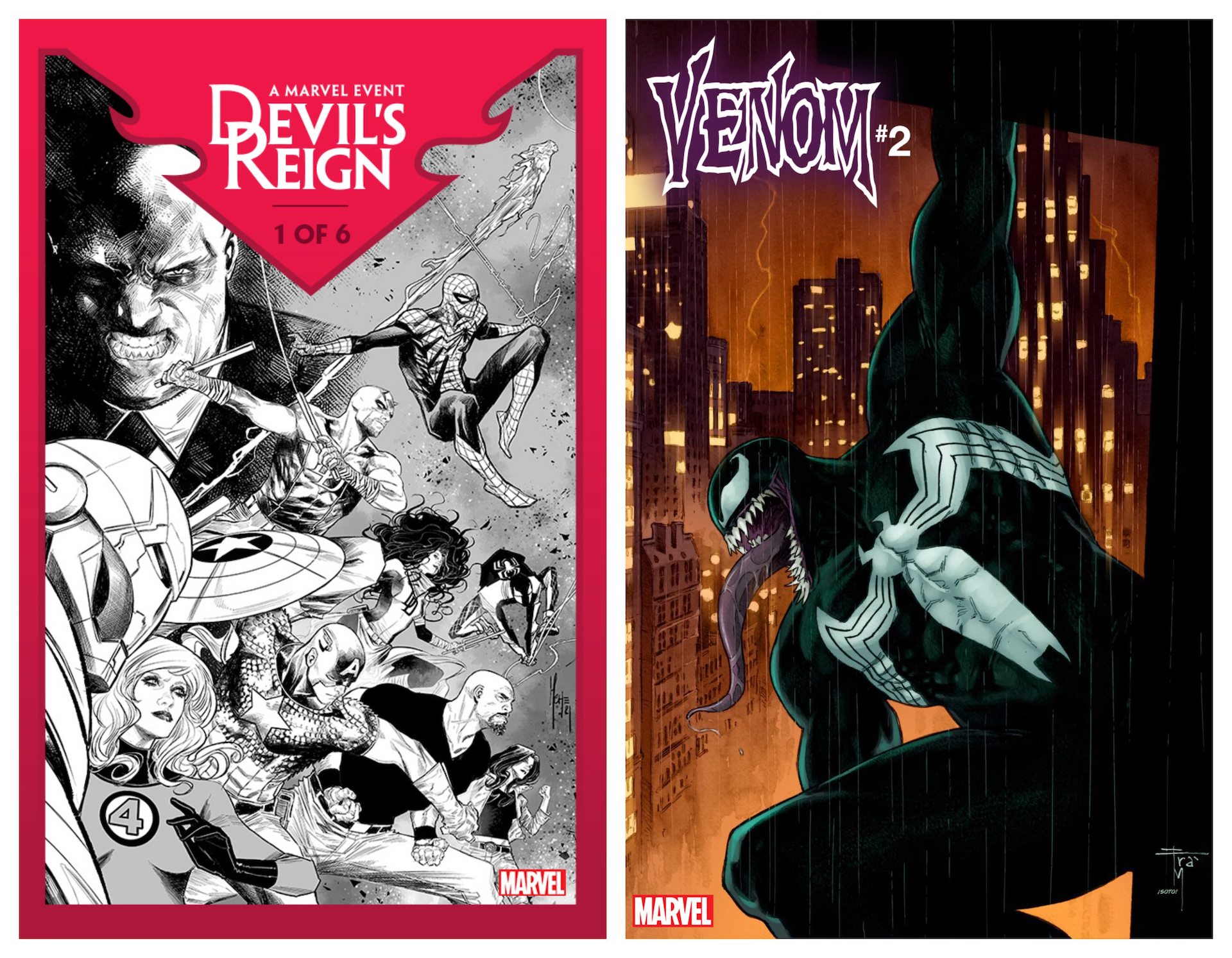 Marvel announces 'Devil's Reign' #1 and 'Venom' #2 getting second