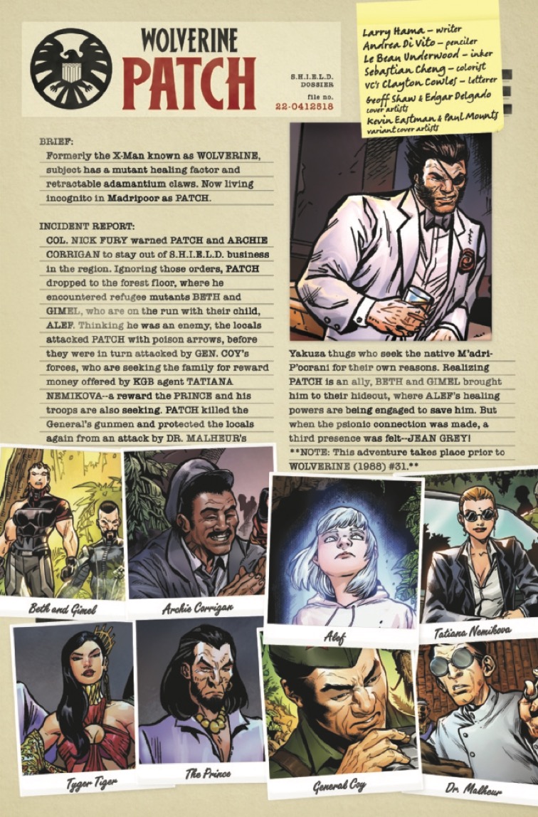 Aperçu Marvel : Wolverine : Patch #3