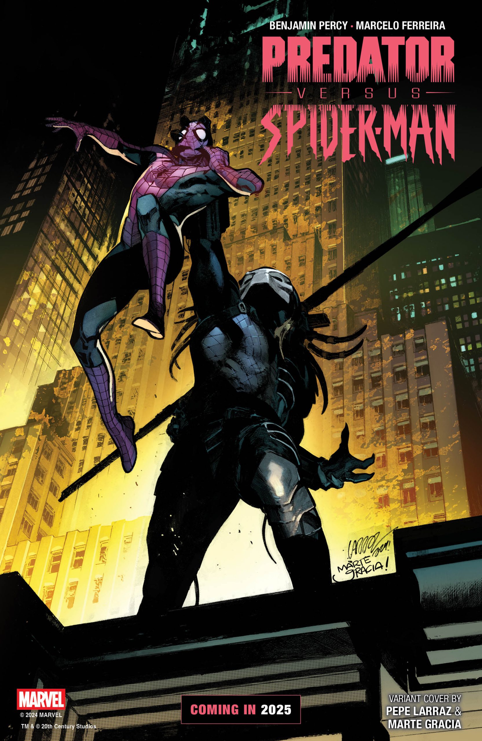 Marvel officially teases 'Predator vs. Spider-Man' for 2025 • AIPT
