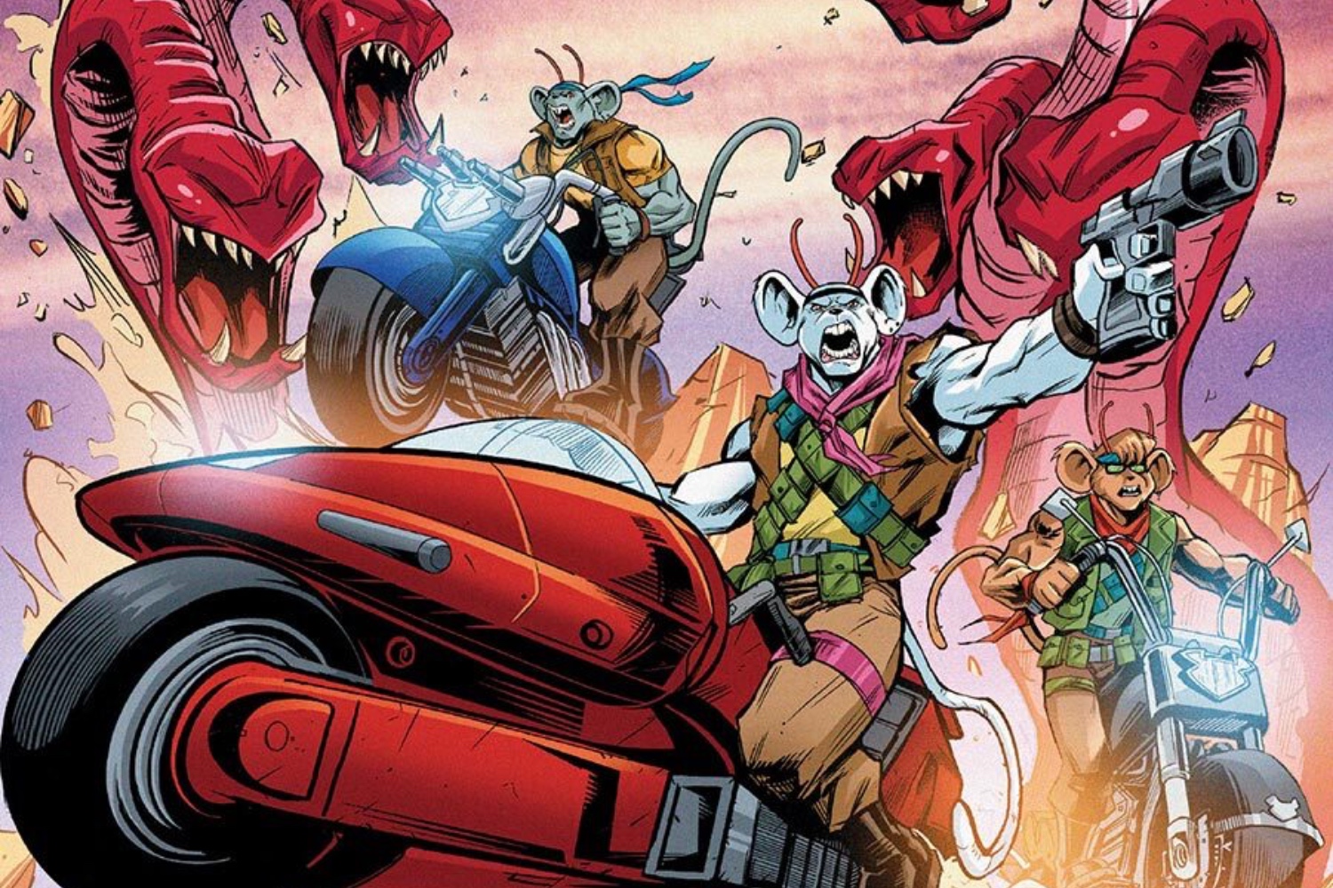 'Biker Mice from Mars' #3 continues its wild, dramatic journey