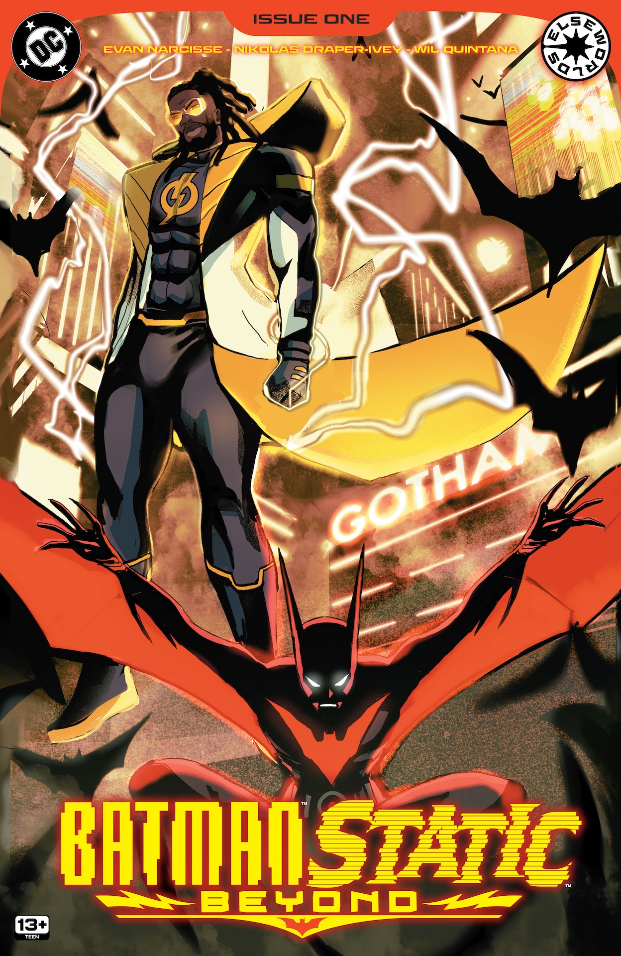 Batman/Static: Beyond' #1 Preview — The future just got a shock to