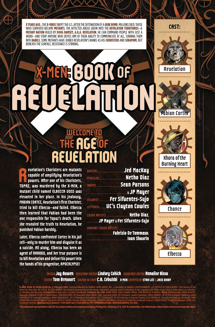 Marvel Preview: X-Men: Book of Revelation #3 • AIPT