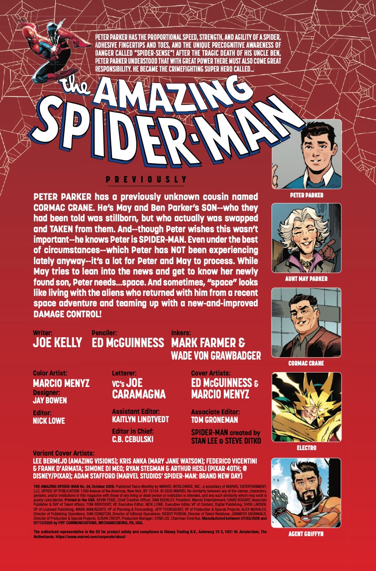 Marvel Preview: Amazing Spider-Man #34 • AIPT