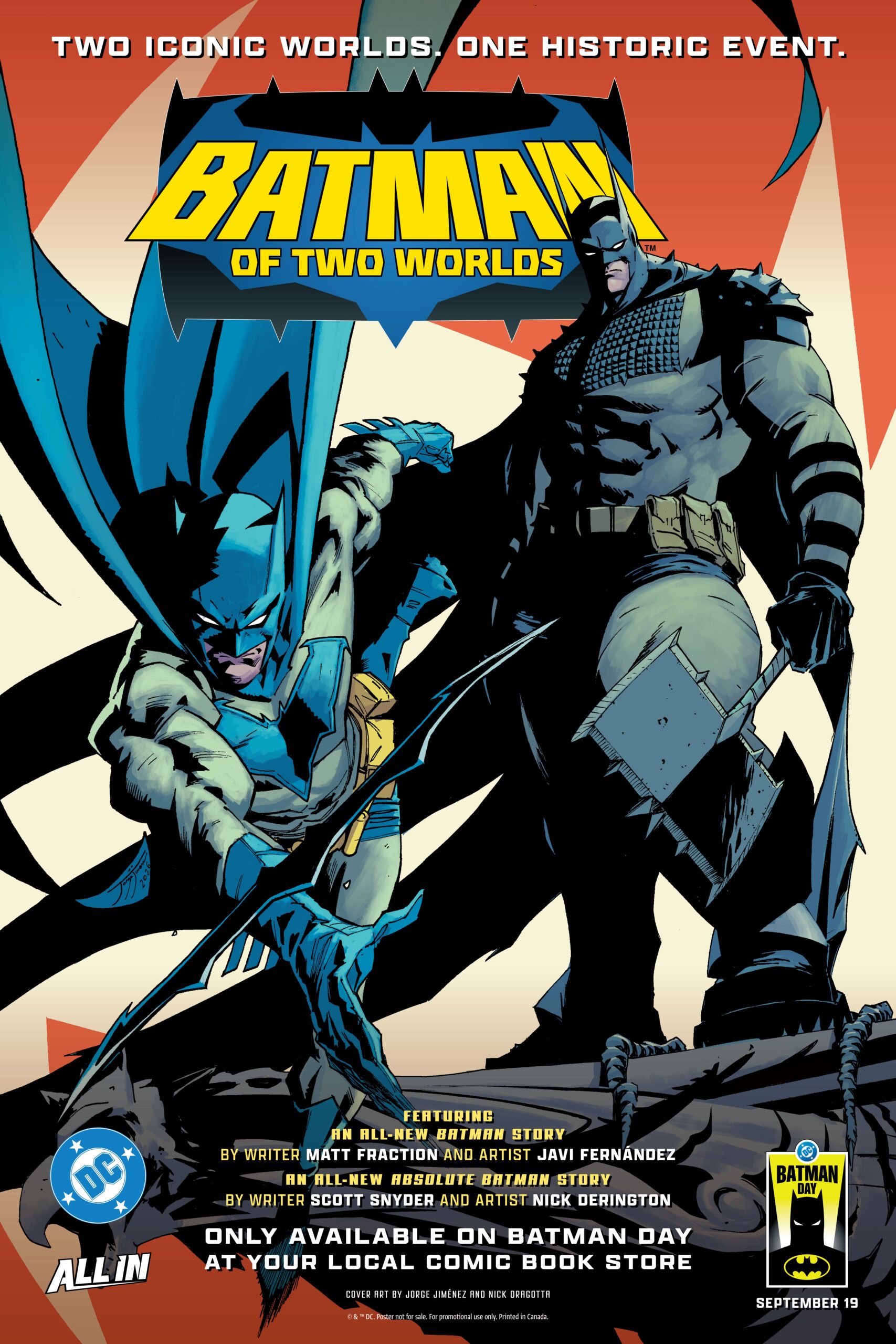 DC announces 'Batman of Two Worlds' #1 for Batman Day 2026 • AIPT