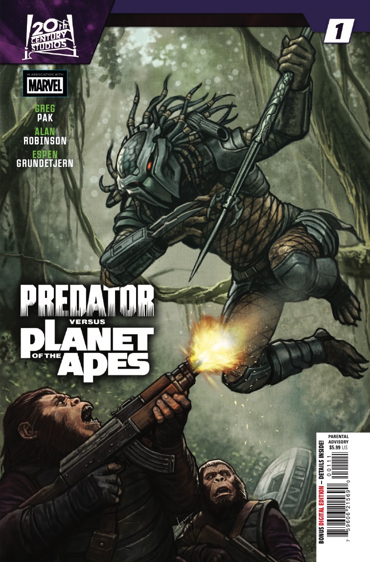 Marvel Preview: Predator vs. the Planet of the Apes #1