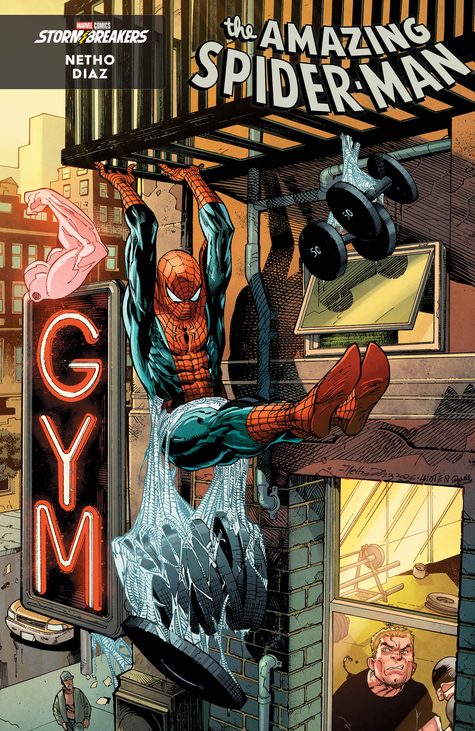 Marvel's heroes hit the gym in new Workout Variant Covers • AIPT