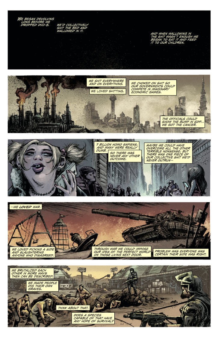 Dynamite Free Comic Friday: Rick Remender and Jonathan Wayshak's 'Devolution' #1