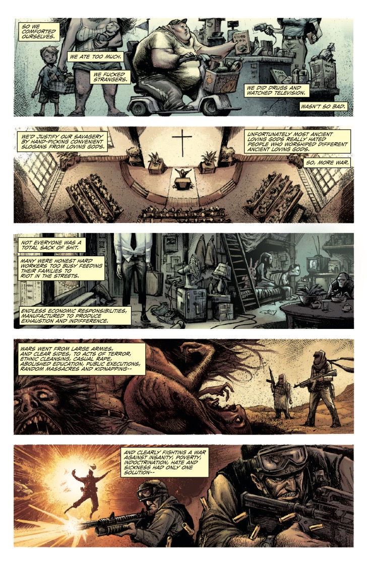 Dynamite Free Comic Friday: Rick Remender and Jonathan Wayshak's 'Devolution' #1