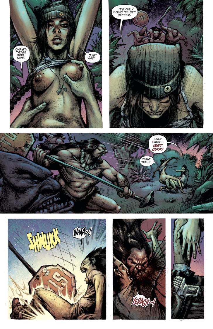 Dynamite Free Comic Friday: Rick Remender and Jonathan Wayshak's 'Devolution' #1