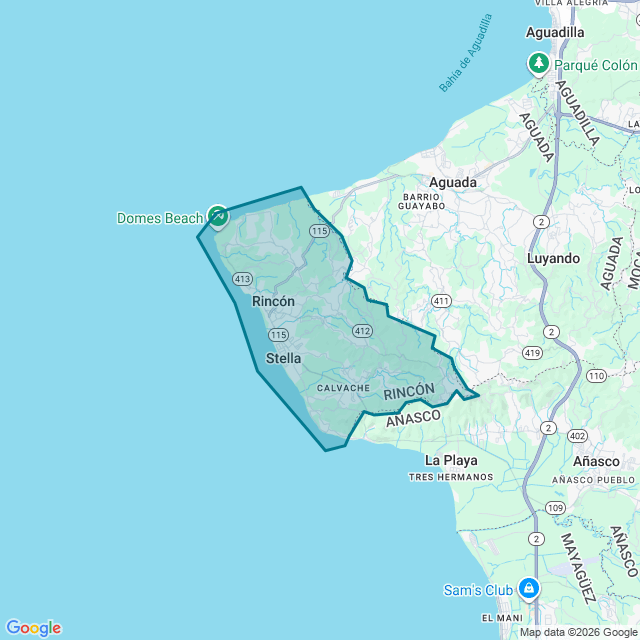 Rincon Airbnb Data 2026 Revenue Occupancy ROI Insights Airbtics Google Maps 112792 Rincon Pr Pr 