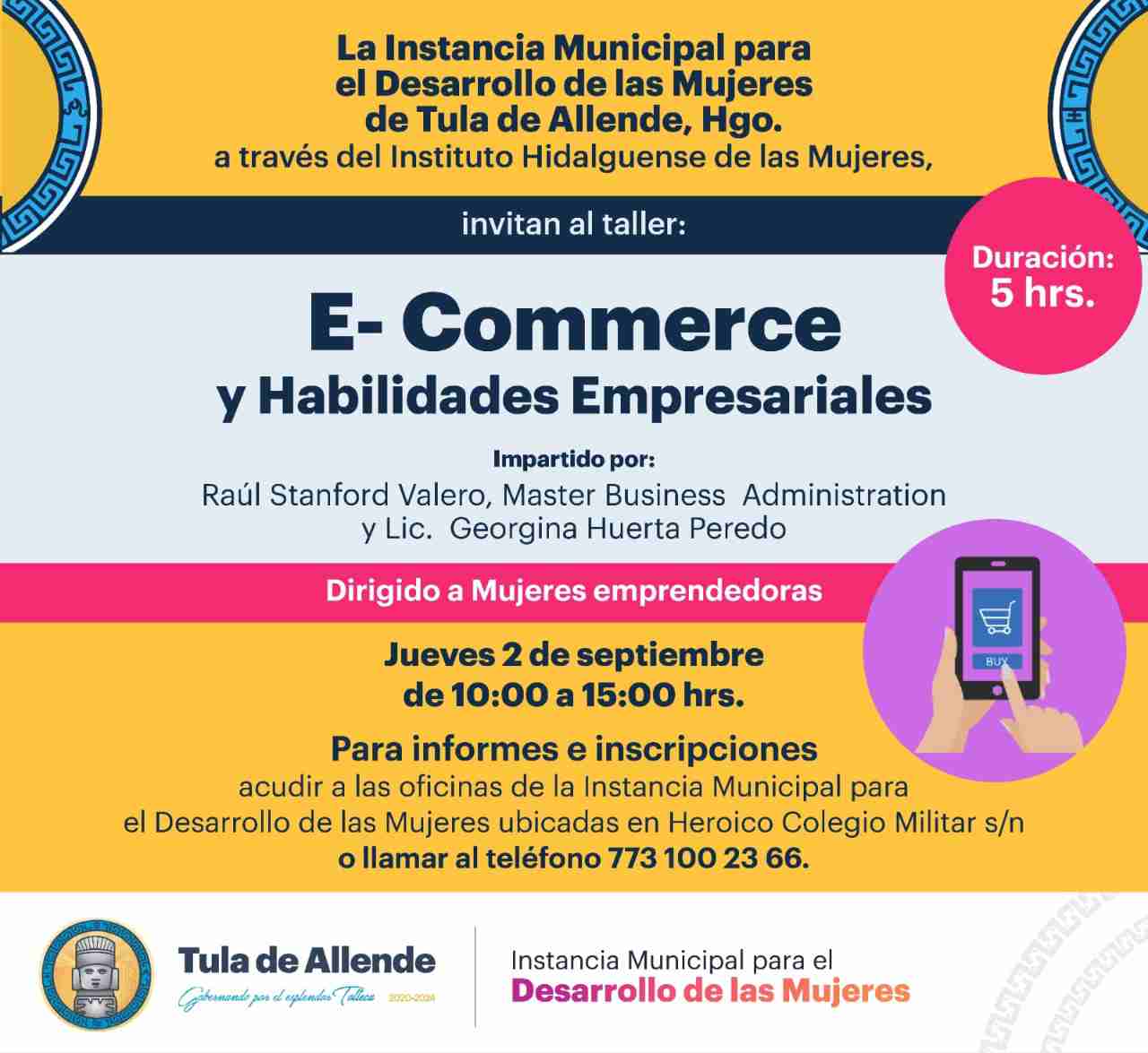 Tula ofrece este taller a mujeres emprendedoras