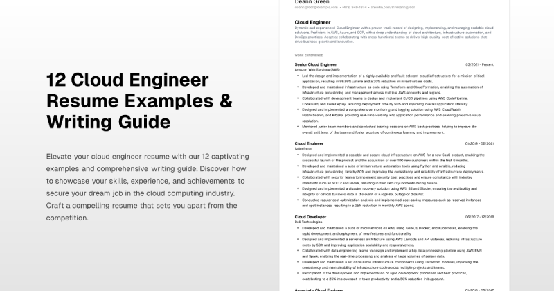 Cloud Computing Resume Tips For Cloud Engineers And More Coursera - HD Colorful Pictures for Desktop
