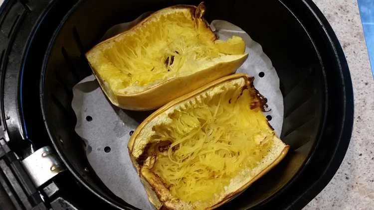 pix Air Fryer Spaghetti Squash Recipe spaghetti squash in the air fryer