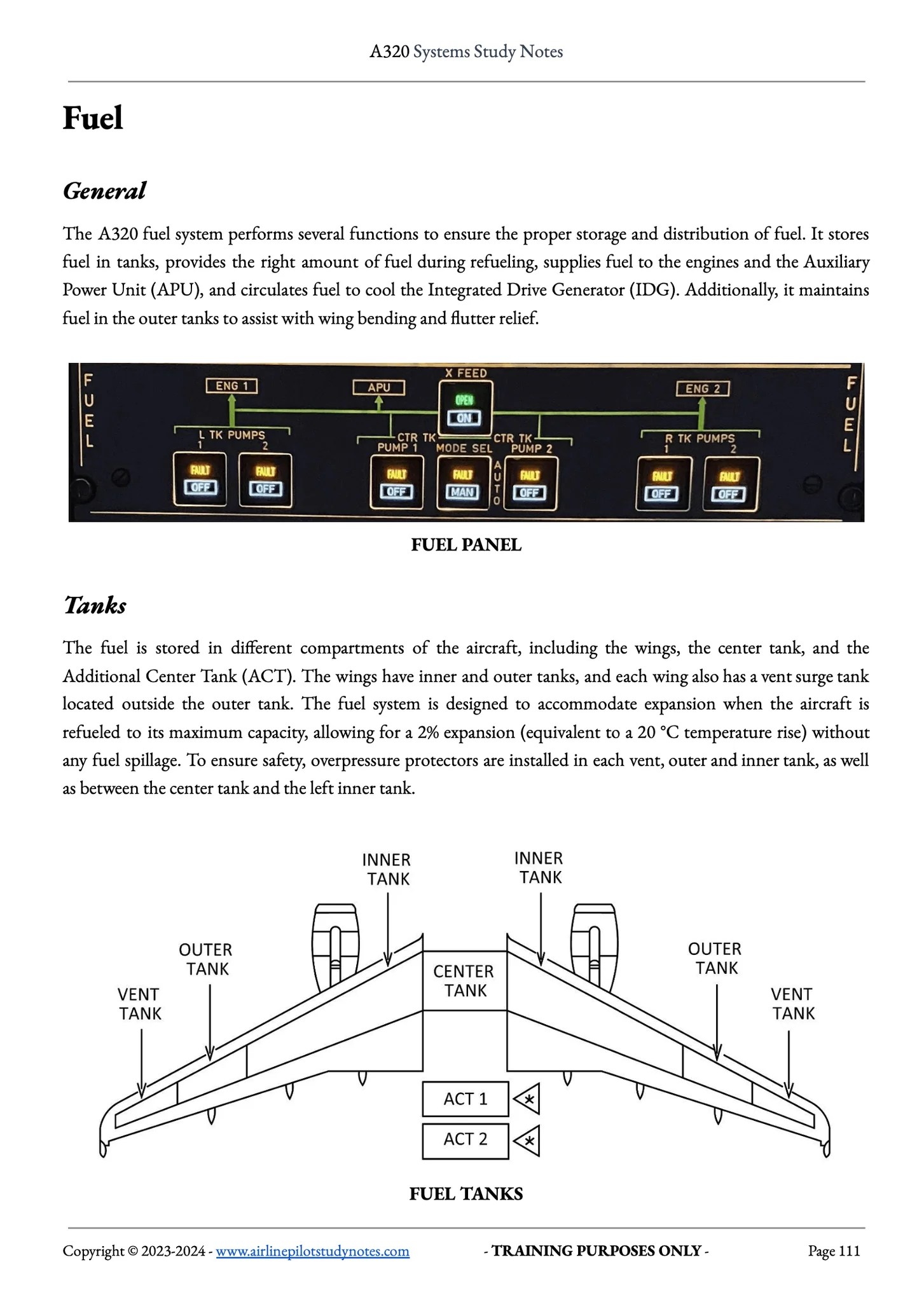 The A320 Systems Study Notes Airline Pilot Study Notes