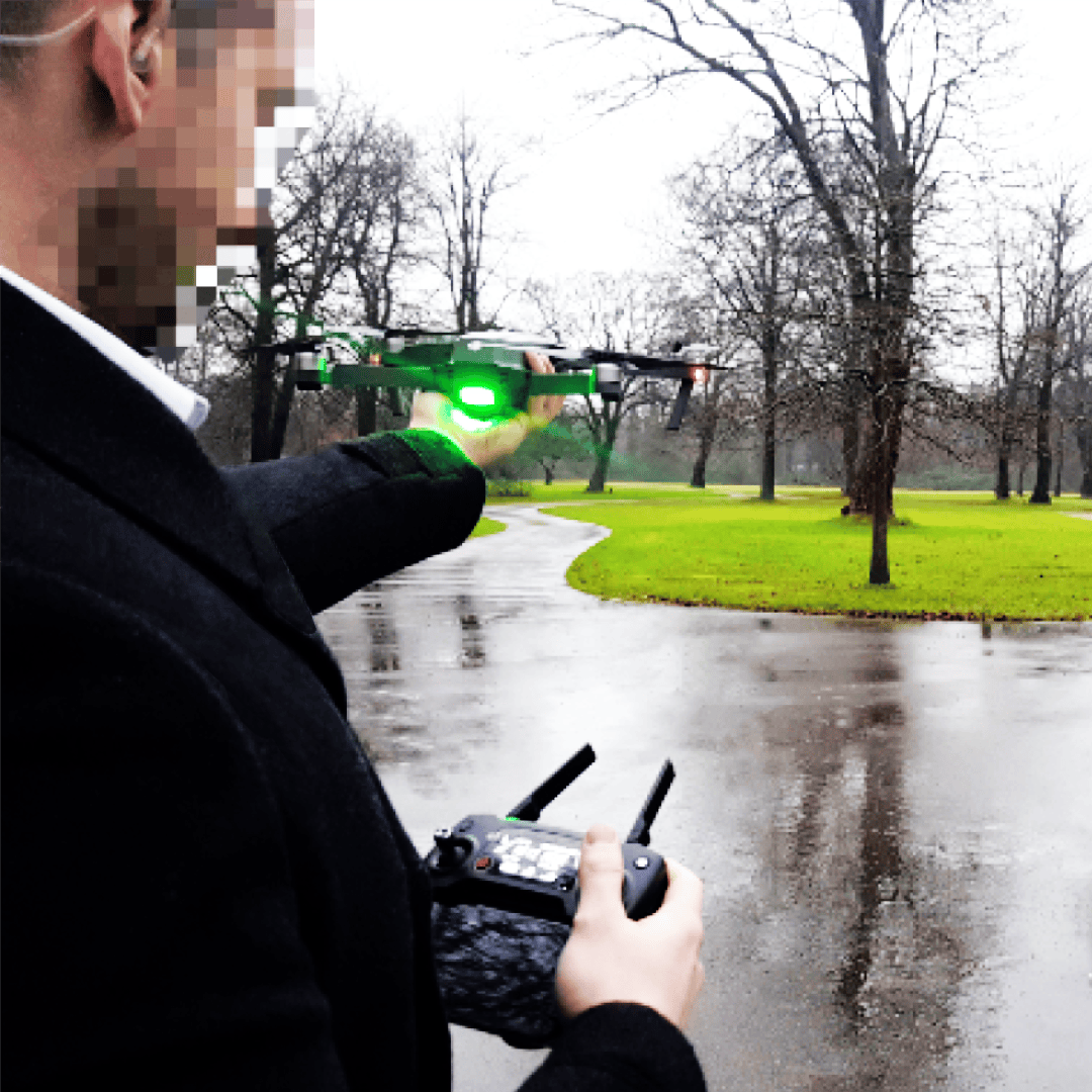 Residential security drone pilot