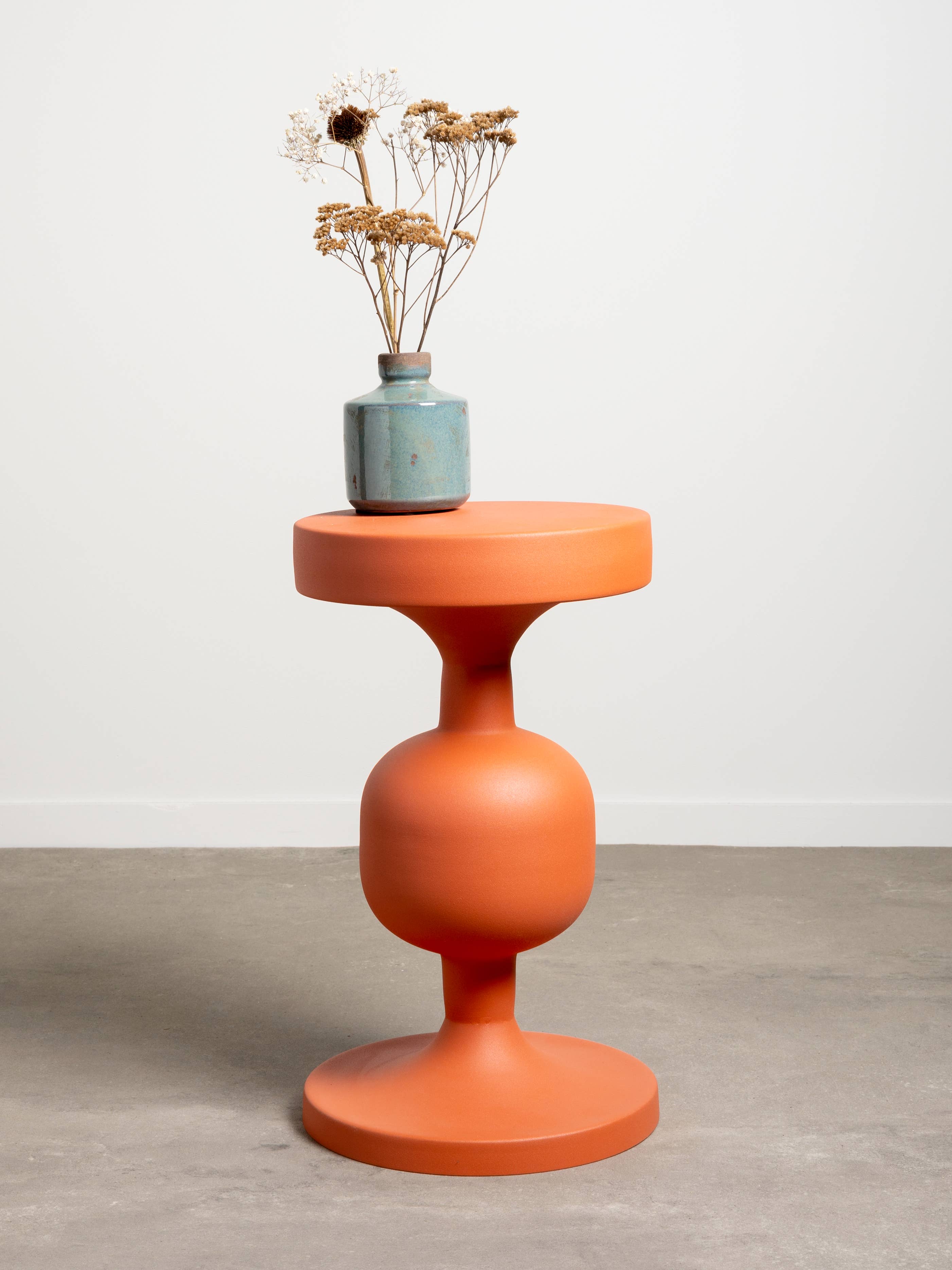 Orange side table Forms