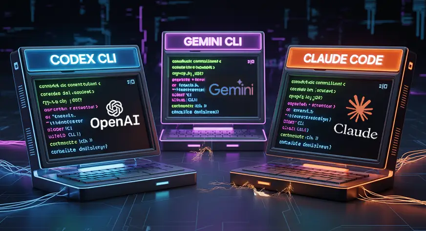 Claude Code vs Codex CLI vs Gemini CLI: 2025년 최고의 AI 코딩 어시스턴트는?