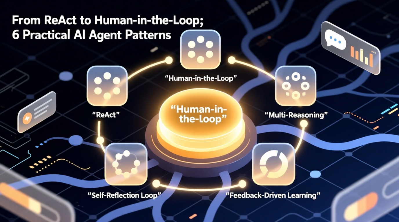 ReAct부터 Human-in-the-Loop까지: 실전 AI 에이전트 패턴 6가지