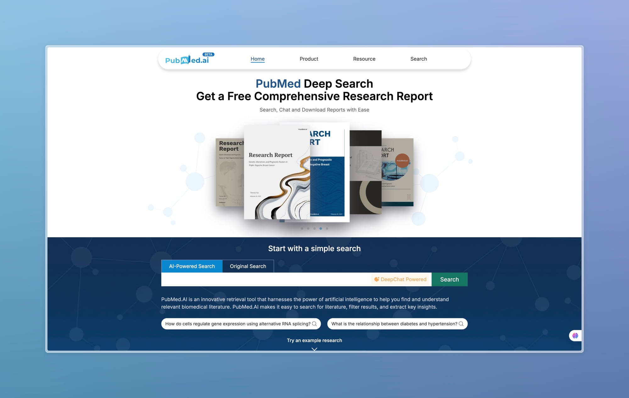 PubMed.ai: 4천만 의학 논문을 AI가 읽어주는 무료 연구 도우미