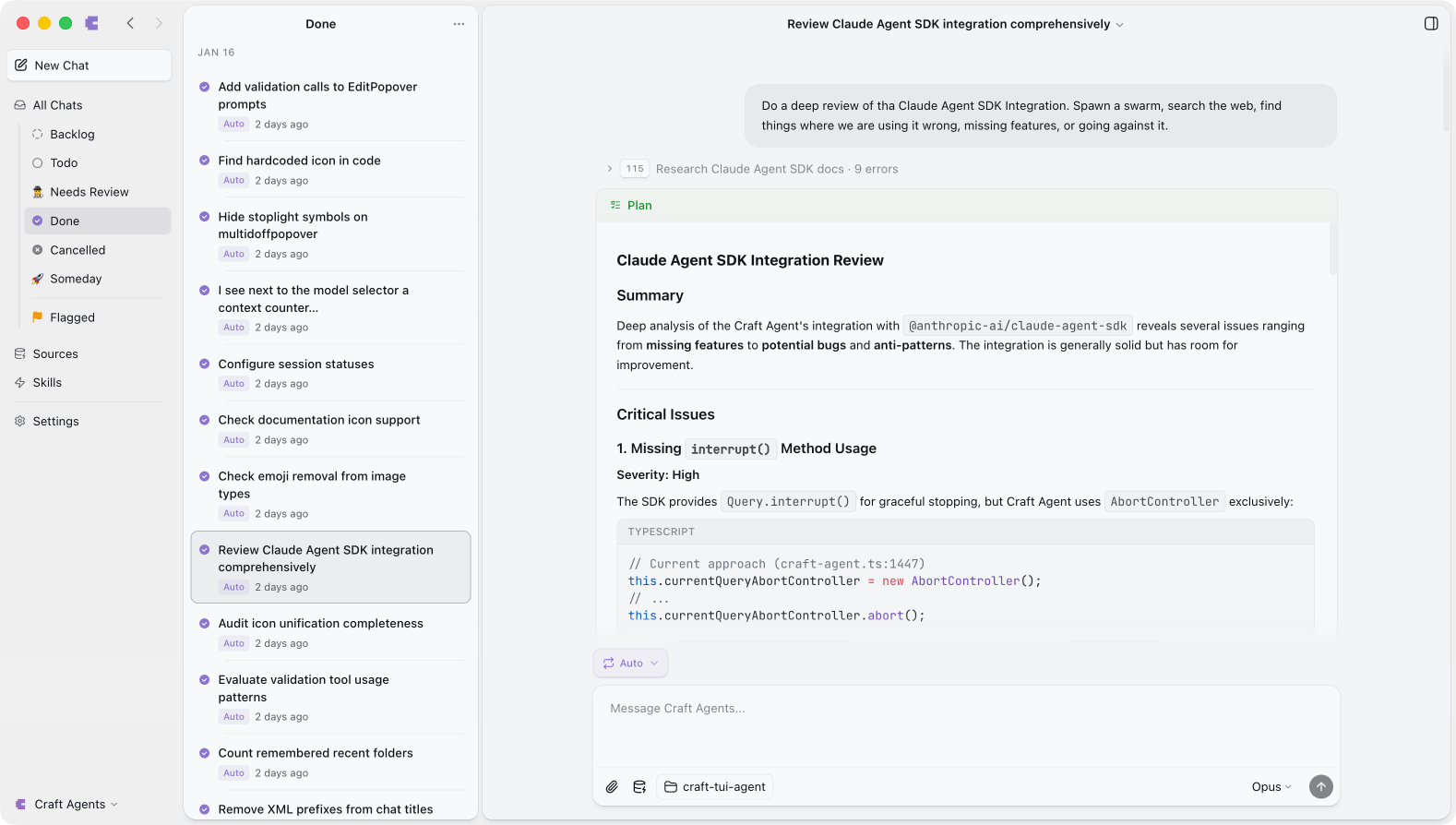 Craft Agents, CLI 없이 Claude Code를 쓰는 오픈소스 에이전트 UI