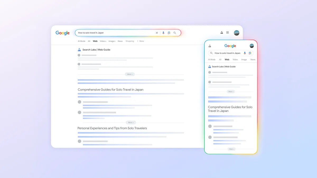 구글 Web Guide, AI 검색에서 클릭이 돌아온다